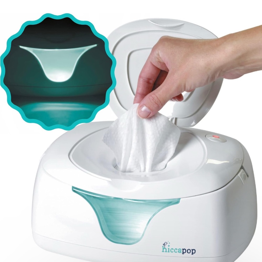 Hiccapop Baby Wipe Dispenser with Light